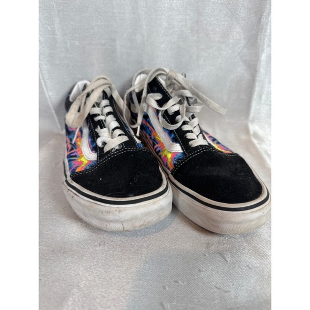 Vans Old Skool Lightning Bolt‎ Tie Dye Skate Shoes Sneakers Men's SIZE 8/ w- 9.5